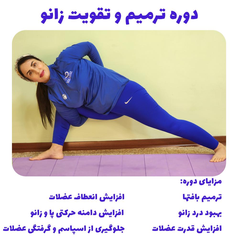 دوره آنلاین آموزش درمان زانو درد با یوگا+ تقویت عضلات